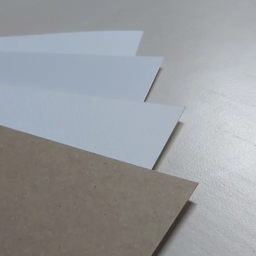 our range of carbon captured printing media including kraft silk uncoated or matt